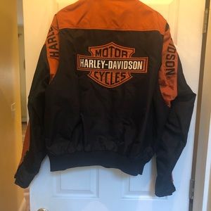 Vintage Harley Davidson nylon motorcycle jacket